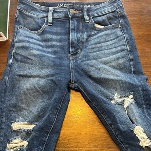 American eagle super high rise jeggings